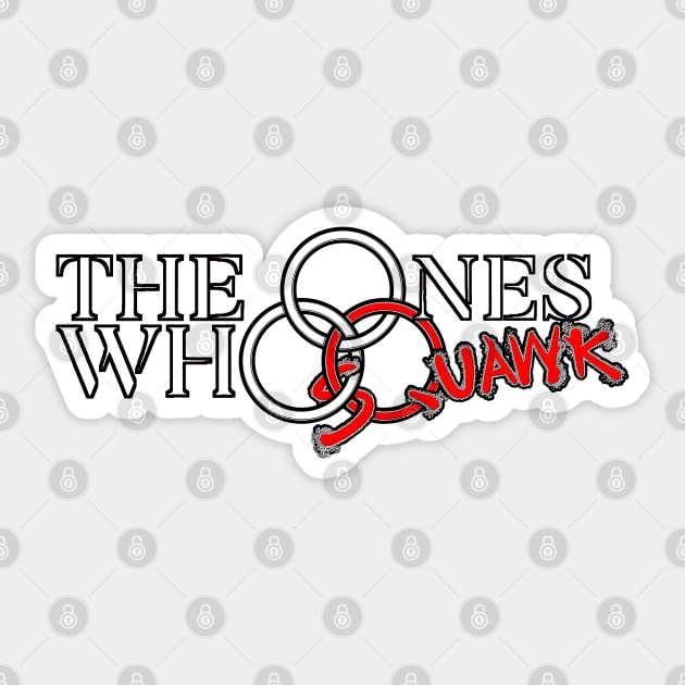 The Ones Who Live LOGO Sticker by SQUAWKING DEAD